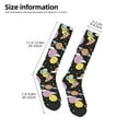 thumbnail image 2 of Yiaed Cartoon Astronaut In Spacesuit Print Great elasticity Adult Stockings Sports socks for Men and Women, 2 of 6