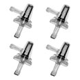 thumbnail image 1 of 4pcs Universal Motorcycle Right Angle Inline Fuel Filter 1/4 Inch 6mm Hose Lines For, 1 of 5