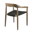 thumbnail image 5 of Santo Indoor Outdoor Stackable Dining Chair in Eucalyptus Wood with Charcoal Rope - Set of 2, 5 of 5