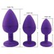 thumbnail image 3 of Tapón Anal de silicona suave para hombres y mujeres, tapón sexual Unisex, 3 tamaños diferentes, juguetes para adultos, entrenador Anal para parejas SM, 3 of 4
