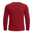thumbnail image 6 of JIAYUE Men's T Shirt Loose Fit Casual Fashionable Round Neck Casual Long Sleeve Tees Everyday Comfort Lightweight Breathable For Outdoor Workout And Sport Wear, 6 of 8