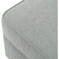 thumbnail image 5 of Namesake Classic Willa Alden Gliding Ottoman in Light Gray Weave Fabric, 5 of 7