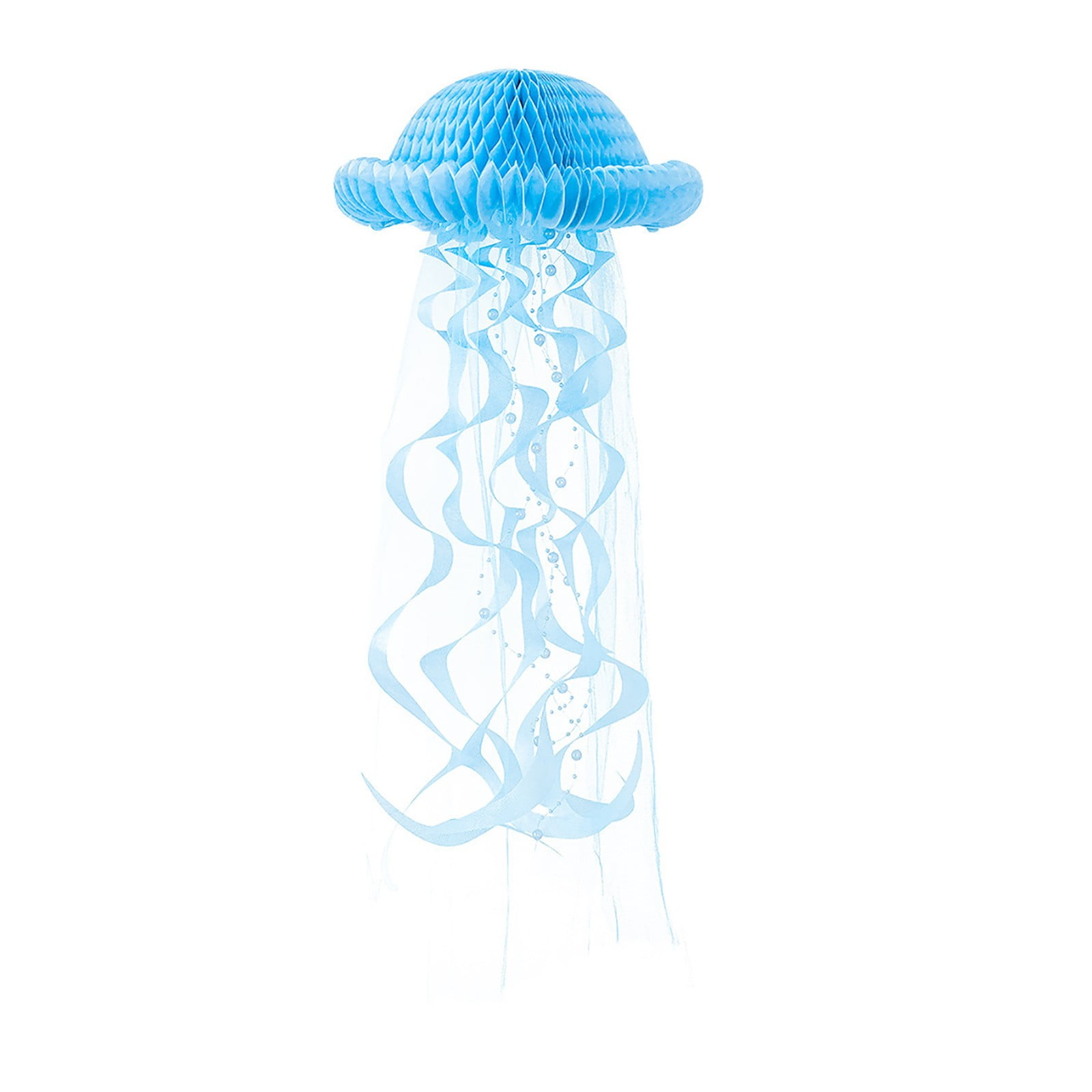 Lights for Bedroom Decor Colorful lantern decoration DIY jellyfish paper  lantern jellyfish honeycomb blue paper plastic 