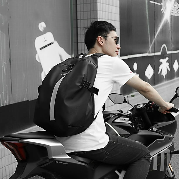 Mochilas para guardar cascos de moto hotsell