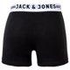 thumbnail image 2 of Jack & Jones Calzoncillos para hombre, paquete de 3 - SENSE TRUNKS, algodón elástico Negro/Blanco 2XL, 2 of 3