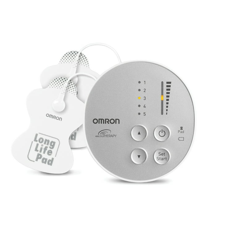 Omron PM400 Pocket Pain Pro Tens Unit & PMLLPAD ElectroTHERAPY Long Life  Pads 