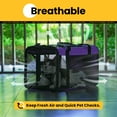 thumbnail image 6 of Conlun Cat Carrier,Soft-Sided Cat Carriers with 4-Sided Mesh,Airline Approved Pet Transport Carrier,Collapsible Cat Travel Carrier-Purple, 6 of 8