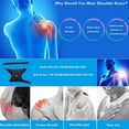 thumbnail image 2 of Fortemotus Shoulder Brace Support Sleeve Rotator Cuff Therapy Belt Pain Relief, 2 of 4