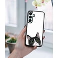 thumbnail image 5 of WIRESTER Shockproof Soft Rubber Cover Case for Samsung Galaxy A16 5G 6.7", Animal Black White Tuxedo Cat, 5 of 5