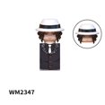 thumbnail image 1 of WM6116 Demon Slayer Anime japonés Samurai Tanjirou Nezuko Kyoujurou Giyuu mini ladrillos figuras de juguete de acción bloques regalos de cumpleaños Dengxun unisex, 1 of 2