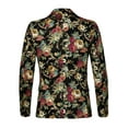 thumbnail image 2 of Unique Bargains Men's Slim Fit One Button Prom Floral Blazer, 2 of 7