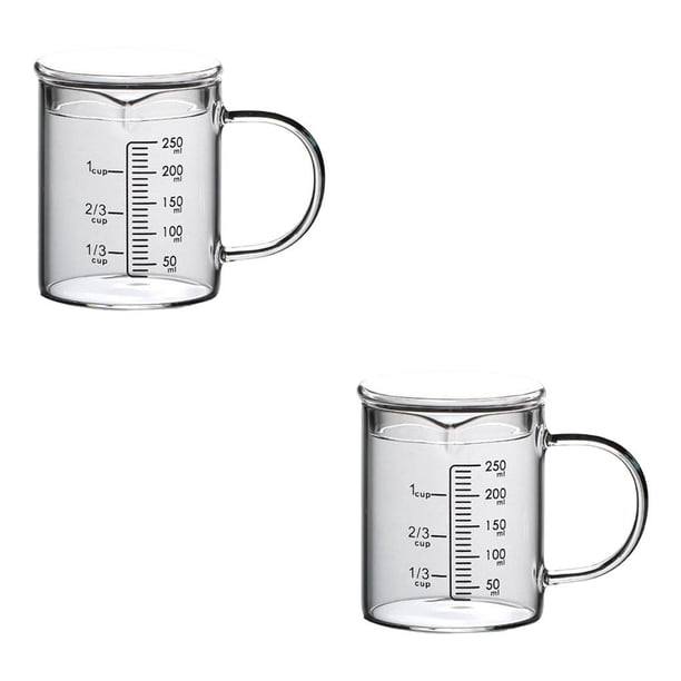 Vaso Medidor de Borosilicato Billuyoard 250ml 2Conjunto