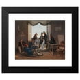 thumbnail image 2 of Constantin Hansen 17x15 Black Modern Framed Museum Art Print Titled - A Group of Danish Artists in Rome (1837), 2 of 5