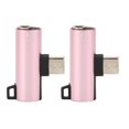 thumbnail image 3 of Tipo Cto, 2 unidades USB C a USB Cto Audio Jack USBC Adaptador de auriculares Claridad notable, 3 of 8