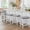 Gray, variant on Saddleback Bar Stools, Backless Counter Stools, Metal Base with Modern PU Leather Saddle Seats, Brown, Set of 2