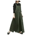 thumbnail image 2 of BONIXOOM Casual Dresses For Women Love Casual Crew Neck Raglan Short Sleeve Pullover Dress Solid Green Dresses, 2 of 9