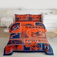 thumbnail image 2 of jejeloiu Ball Sport Games Twin Comforter Sets,American Rugby Football Bedding Set For Boys Reversible 2 Pieces, 2 of 8