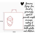 thumbnail image 4 of Toallas de bebé ultrasuaves de primera calidad: toalla de baño con capucha con bonito diseño de animales, extra absorbente, tamaño grande para recién nacidos, bebés y niños pequeños, ideal para la hor, 4 of 4