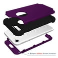 thumbnail image 2 of Dteck iPhone 7 Case, Dteck Heavy Dual Layer Rugged Shockproof Case Hard PC Protective Back Cover For Apple iPhone 7, Purple, 2 of 7