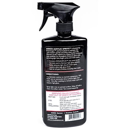 High Gloss Acrylic Spritz Car Detailer Spray, 16.9 fl. oz.