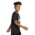 thumbnail image 3 of Boys 8-20 adidas Out Of This World Glow-In-The-Dark Logo Graphic T-Shirt Color: White W Multi Size: LARGE, 3 of 4