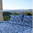 thumbnail image 3 of Batik Leaf- Recycled Plastic/Sustainable Cotton King Duvet Cover Set Including 2 Shams.Made in Green by Oeko-Tex., 3 of 4