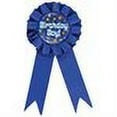 thumbnail image 2 of Club Pack of 12 Cobalt Blue and White "Birthday Boy" Award Ribbons 6.25", 2 of 2