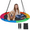 Multicolor, variant on RedSwing 40inch Flying Kids Saucer Swing for Outdoor, Large Round Tire Swings for Trees and Swingset, Strong Heavy Duty for Outside Playground, Blue