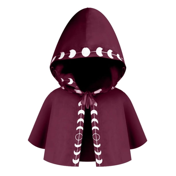 Capa de Halloween Cosplay capa accesorios de disfraz fiesta capa de Rojo Yuyangstore Capucha de Halloween
