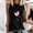 Black, variant on Runfenguu Tank Tops For Girls Womens Tank Tops Loose Fits Fashion Women'S Casual Blouses Loose Printed T-Shirt Round Neck Camisoles Swim Tank Top