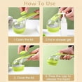 thumbnail image 3 of Pet Bath Brush,Shampoo Dispenser for Dogs Cats with Soft Bristles,Scalp Cleansing Tool for Pet Grooming,Bathing,Green, 3 of 5