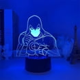 thumbnail image 3 of Luz LED nocturna Moons Knights 3D que cambia de color para niños, 3 of 5