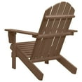 thumbnail image 3 of vidaXL Garden Chair Wood Brown, 3 of 4