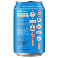 thumbnail image 2 of ARIH Dual Biotic Soda, Functional Prebiotic and Postbiotic Soda, Low Sugar, Peach Mango Horizon, 12 fl oz, 2 of 9