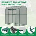 thumbnail image 6 of ABORON Crop Cages for Garden Plant, 78.7"H x 39.4"W x 71"H Raised Garden Bed Cover with Zippered Door, Plant Protection Tent Wind-Resistant Plant Cages for Outdoor Plants Vegetable Flower, 6 of 9