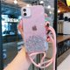 thumbnail image 1 of Funda de teléfono con cordón de lentejuelas y estrellas brillantes brillantes para iPhone 14 11 Pro XS Max 12 MiNi XR X 6S 7 8 plus 13 Pro Max SE 3 Tan Jianjun unisex, 1 of 2