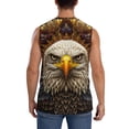 thumbnail image 4 of Pofeuu Vintage Pattern Bald Eagle Print Men's Muscle T-Shirt, Sleeveless, Muscle Tank, Classic Muscle Tee Top For Men Casual Sleeveless Muscle T-Shirt Trendy Clothes-X-Large, 4 of 7