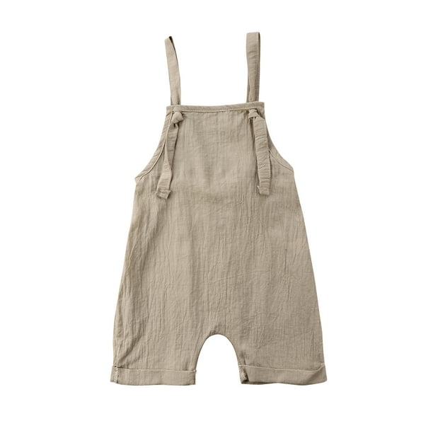 One opening - Toddler Kids Boy Girl Bib Pants Romper Playsuit Clothes 0 ...
