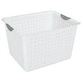 thumbnail image 2 of Sterilite Deep Ultra Storage Basket (6 Pack) + Large (6 Pack) + Small (12 Pack), 2 of 12