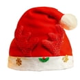 thumbnail image 2 of Christmas Elements Descorative Cap Cute Cartoon Hat Xmas Gift for Adult Kid New, 2 of 3
