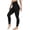 Black, variant on yoga pants Womens High Waisted Yoga Legging Elastic Free Squat Proof Workout Pant