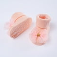 thumbnail image 6 of Cathalem Baby Girl Newborn Socks Kids Non Slip Toddler Boy Grip Socks Anti Skid Sticky Socks for Infants Baby Children (Orange,6 Months), 6 of 7