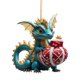 thumbnail image 1 of Colgante Navideño Con Forma De Dragón Volador Colgantes Para Árbol De Navidad Adornos Para El Coche Decoraciones Para El Hogar Colgante Plano De Acrílico, 1 of 4