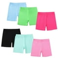 thumbnail image 6 of Baozhu Girls Dance Shorts,Breathable and Comfy Kids Cycling Shorts 6 Pack Stretchy Dancing Bike Pants,2-10 Years, 6 of 9