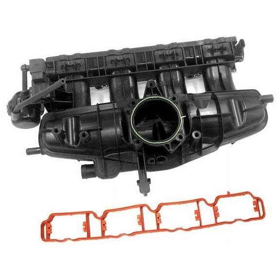 Intake Manifold with Gasket, Solenoid Valve and Angular Sensor - Compatible with 2009 - 2015 Volkswagen Tiguan 2010 2011 2012 2013 2014