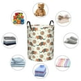 thumbnail image 4 of Balery Colorful Armadillos1 Cesta de ropa redonda con asas, impermeable, independiente, para ropa, juguetes, dormitorio y familia-Medium, 4 of 6