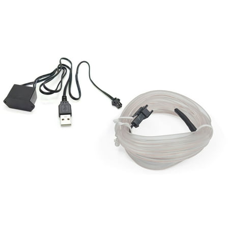 

3M Flexible Neon Light Glow EL Wire Rope Tube LED Strip Neon Lights for Dancing Shoes Clothing Car Atmosphere Lamp