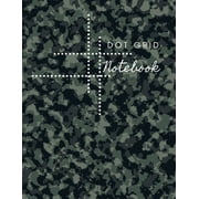 Dot Grid Notebook: Army Design Dotted Notebook/JournalLarge (8.5 x 11)" Dot Grid Composition Notebook (Paperback)