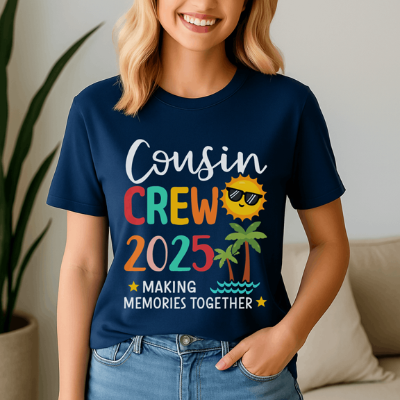 Cousin Crew 2025 Making Memories Summer Shirt,Family Vacation Shirt,Family Trip Tee,Summer Vacations Tshirt, Family Beach Trip