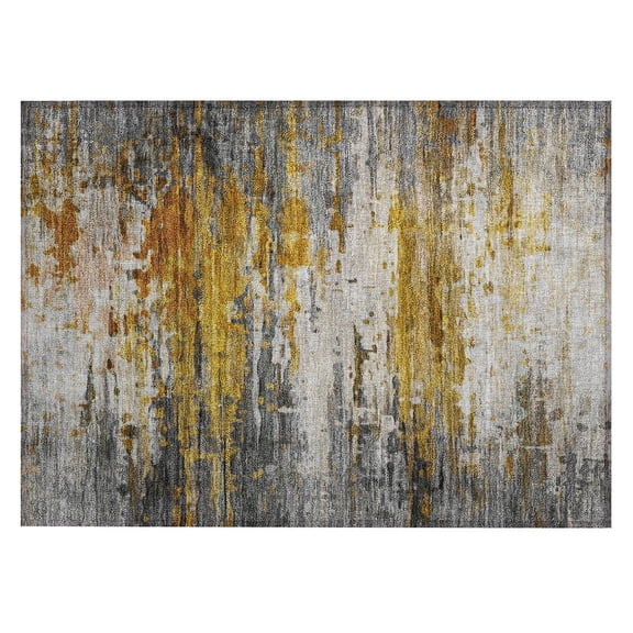 Dalyn Rugs Machine Washable Indoor/Outdoor Chantille ACN2034 Copper 1'8" x 2'6" Rug